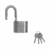Candado Dexter 6959 Acero 40mm Llave Disco Alta Seguridad Ideal Locker Bici Multiusos - comprar en línea