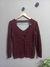 Blusa Suéter Tricô Vinho na internet