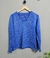 Suéter Tricô Azul - comprar online