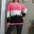 Blusa Tricô Tricolor - comprar online