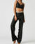 Blusa Cropped com Alça Dupla – Preto