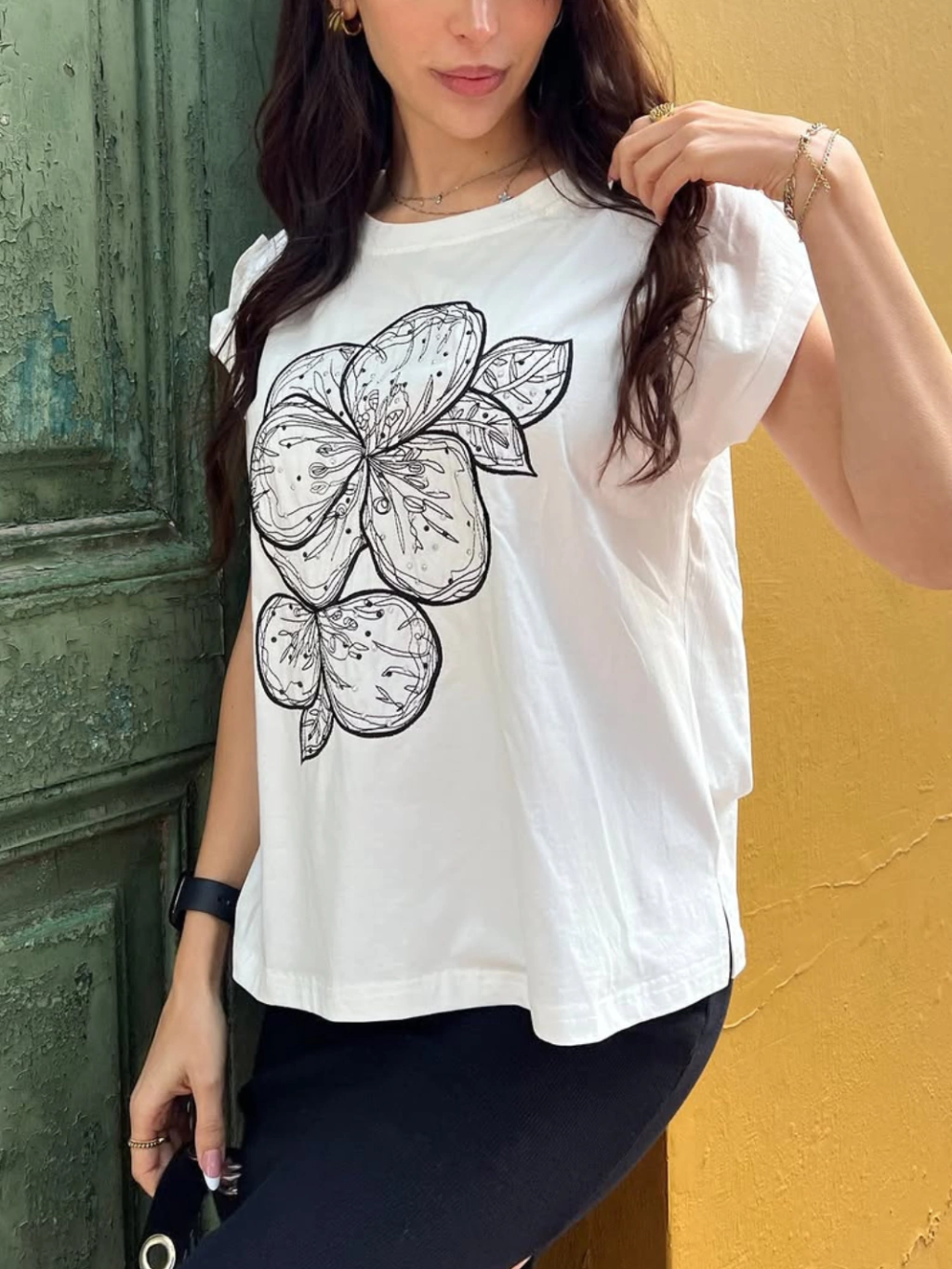 Remera Flower