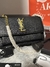 Ysl negra letras doradas - Moda AR