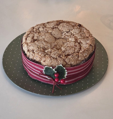 Colomba Natalina no Sousplat Borda de Listras