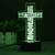 Cruz Luminária de Mesa de LED 3D Criativa / Luz Noturna Decorativa na internet