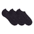 Meia Infantil Sapatilha Kit 3 Pares Selene 29-34 Preto