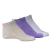 KIT Meia Infantil Sapatilha Kit 3 Pares Selene 25-28 Branco Lilás Bege