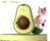 Brinquedo Interativo De Gato Bola Catnip Abacate Com Adesivo na internet