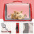 Bolsa Transparente para Animais de Estimação Luatek - VERMELHO - comprar online