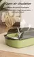 Caixa de areia para gato com lateral alta - JUST A STORE