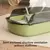 Caixa de areia para gato com lateral alta - JUST A STORE na internet