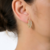 Brinco Cravejado com Zircônia 3x1 Banhado em Ouro 18k - comprar online