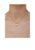 Colar com Pingente Redondo Texturizado banhado Ouro18k - comprar online