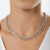 Colar Riviera Cravação 3 Garras 3mm Ródio Branco na internet