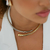 Choker Bold Bicolor na internet