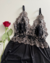 Baby Doll Madalena - Preto e Rosê - loja online