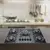 Fogão Cooktop À Gás 5 Bocas Esmaltec Vidro