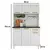 Armário de Cozinha de Aço Kit Triplo Telasul Diamante NEW Smart - JL MOVEIS