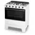 Imagem do Fogão de Piso 5 Bocas Esmaltec F5ISP Ideal Pop Mesa em Aço Inox, Acendimento Manual, Preto