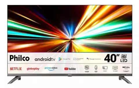 Smart Tv Philco 40 P40SAA Led Android 11 Tv Hdr10 Dolby Audio 110/220v - comprar online