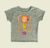 CAMISETA INFANTIL MENINA MUNDO LILICA RIPILICA CINZA - comprar online