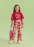 BLUSA INFANTIL MENINA EM MOLETINHO ESTAMPA COM SILK CORAÇÃO MÁLAGAH - comprar online