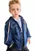 CAMISA JAQUETA JEANS INFANTIL MENINO COM CAPUZ REMOVÍVEL OPERA KIDS - loja online