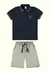 CONJUNTO INFANTIL MENINO CAMISA POLO COM BORDADO MALWEE - comprar online