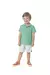Imagem do CONJUNTO INFANTIL MENINO CAMISA POLO VERDE E BERMUDA JEANS MALWEE
