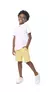 CONJUNTO INFANTIL MENINO CAMISETA BOTÕES E BERMUDA MALHA DE SARJA AMARELO MALWEE - comprar online
