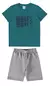 CONJUNTO INFANTIL MENINO CAMISETA E BERMUDA EM MOLETOM MALWEE - comprar online