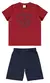 CONJUNTO INFANTIL MENINO CAMISETA ESTAMPADA E BERMUDA EM MOLETOM MALWEE - comprar online