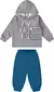 CONJUNTO INFANTIL MENINO EM MOLETOM FLANELADO COM CAPUZ MALWEE - comprar online