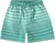 SHORTS PRAIA INFANTIL MENINO LISTRADO EM MICROFIBRA MALWEE VERDE CLARO - comprar online