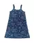 VESTIDO INFANTIL DE ALÇA ESTAMPADO EM ALGODÃO MALWEE AZUL - comprar online