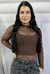 Body Tule Feminino Manga Longa - CLOSET 48K