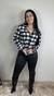 Camisa Xadrez Flanelada Com Capuz - CLOSET 48K