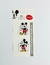 Marcador de página magnético Mickey Mouse e Minnie Mouse/ Molin - Donna Fofura