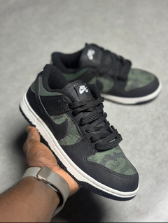 Dunk Low camuflado na internet
