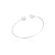 BRACELETE EM PRATA 925 FIO REGULAVEL PEDRA OVAL - HAMYAH ACESSORIOS