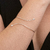 BRACELETE EM PRATA 925 FIO REGULAVEL PONTO DE LUZ na internet