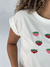 Blusinha 100% Algodão Estampa Bordada - comprar online
