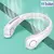 Mini ventilador elétrico portátil do pescoço, Neckband silencioso, USB recarr - comprar online