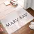 Mary kay melhorar capacho tapete absorvente tapete para entrada da cozinha casa