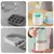 Molde de cubo de gelo de silicone redondo balde de gelo verão caseiro diy gelad - comprar online