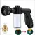 Ajustável de alta pressão spray bocal mangueira, Dog Shower Gun, Pet Wash Limp - achadinhosbabi