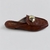 Nisse - Mocassin mule terroso com aplicação frontal - comprar online