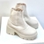 Calais - Bota Tratorada OFF-White - loja online