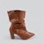 Minsk - Bota Caramelo bico fino e salto quadrado - comprar online