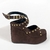 Solara - Plataforma tom café boho chic com ilhós - comprar online